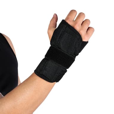 armband handledsstöd aluminiumplatta för karpaltunnel artrit - vänster hand
