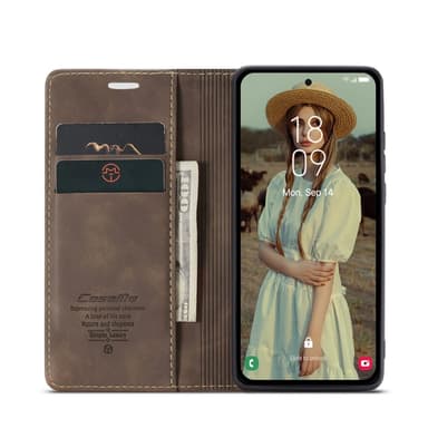 CASEME Plånboksfodral Samsung Galaxy A56 5G - Coffee
