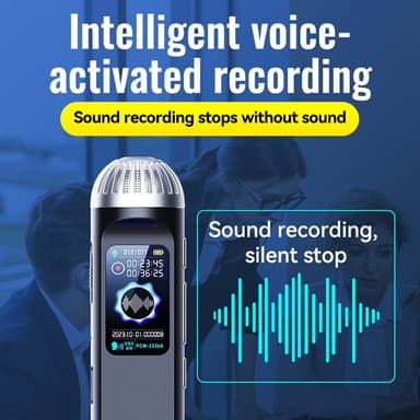 32GB digital ljudinspelare MP3-spelare Brusreducerande inspelningsenhet diktafon