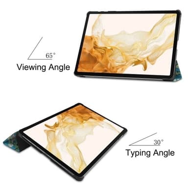 Slim Fit Cover Fodral Till Samsung Galaxy Tab S10+ (S10 Plus) - Blossom