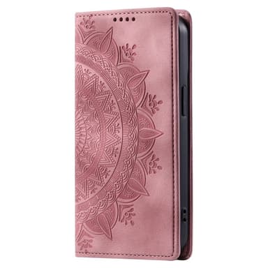 För Samsung Galaxy S25 plånboksfodral Fodral Skal Mandala blommönster