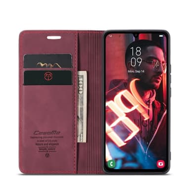 CASEME Plånboksfodral Samsung Galaxy A16 - Röd