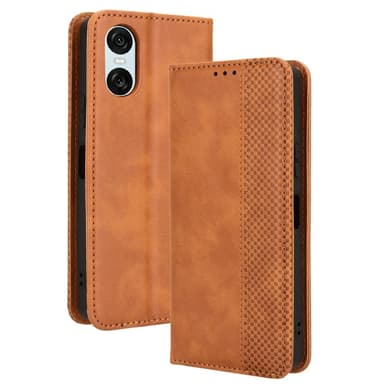 Plånboksfodral till Xperia 10 Vi - Brun