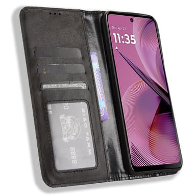 För Motorola Moto G55 Fodral Plånboksfodral Skal