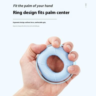 Handgreppsförstärkare Underarm Finger Handled Muskeltränar - 40-50lb / Blå