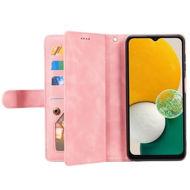 För Samsung Galaxy A56 5G Fodral med Dragkedja och 9 Kortplatser