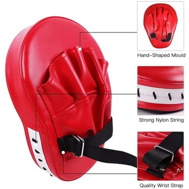 WOSWEIR 2st Boxning Karate Taekwondo Muay Thai Mitsar utrustning Mittsar Pads