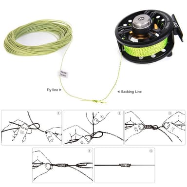 LEO 30m / 100ft vikt framåt Flytande flugfisklina Nylonkärna fluglina - WF-5F