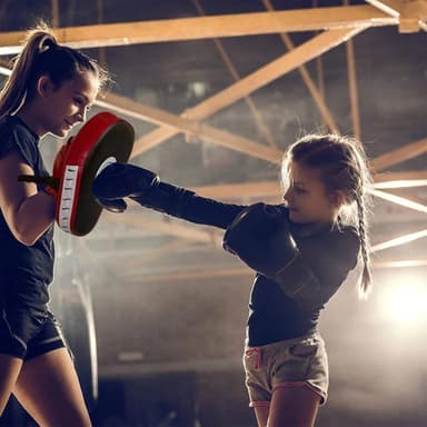 WOSWEIR 2st Boxning Karate Taekwondo Muay Thai Mitsar utrustning Mittsar Pads