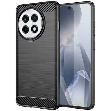 Telefonfodral TPU Skal bakskal Carbon OnePlus 13R - Svart