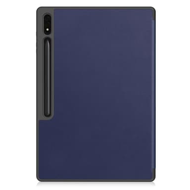 För Samsung Galaxy Tab S10 Ultra Stativfodral Stötsäkert med Pennhållare - MörkBlå