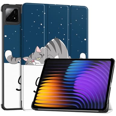 Slim Fit Cover Fodral För Xiaomi Pad 7 Auto Wake / Sleep - Cat