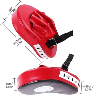 WOSWEIR 2st Boxning Karate Taekwondo Muay Thai Mitsar utrustning Mittsar Pads
