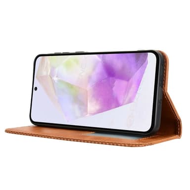 Till Samsung Galaxy A56 5G Plånboksfodral  - Brun
