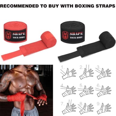 WOSWEIR 2st Boxning Karate Taekwondo Muay Thai Mitsar utrustning Mittsar Pads