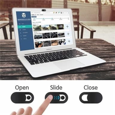 6st Anti-spion Dator Kamera Skydd Slider Anti-Peep Sekretess - Starry Sky 3