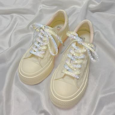 140 cm reflekterande skosnören för sneakers Canvasskor Basketskor etc - Yellow Blue Star