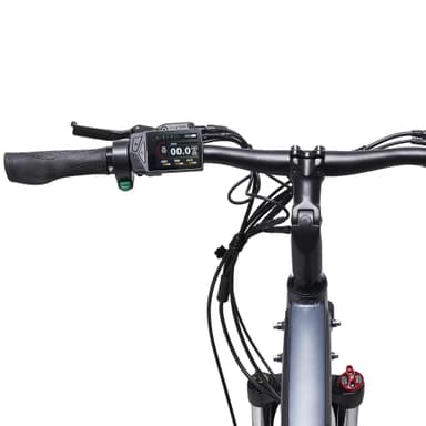Aarhus  - Urban Elcykel med 48V 14Ah Batteri - Grafitgrå