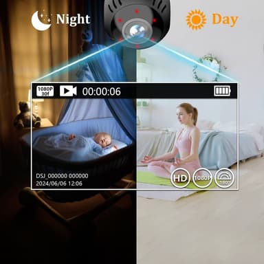 Intelligent WiFi-kamera Uppspelning i realtid Panoramautsikt Övervakningskamera