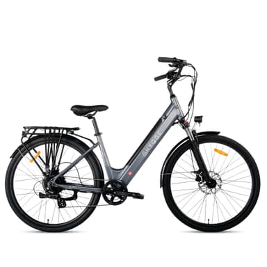 Aarhus Step  - Urban Elcykel med 48V 14Ah Batteri - Grafitgrå