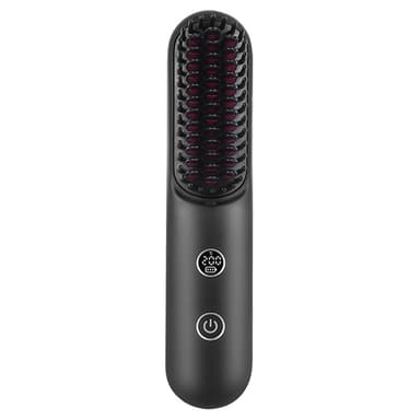 Sladdlös plattång Curler Temperaturdisplay Curling Iron Hårkam