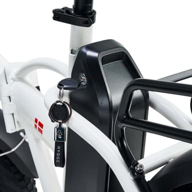 Vester  - Fällbar Fat Tyre Elcykel 48V 14Ah - Heron Vit