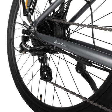 Aarhus Step  - Urban Elcykel med 48V 14Ah Batteri - Grafitgrå