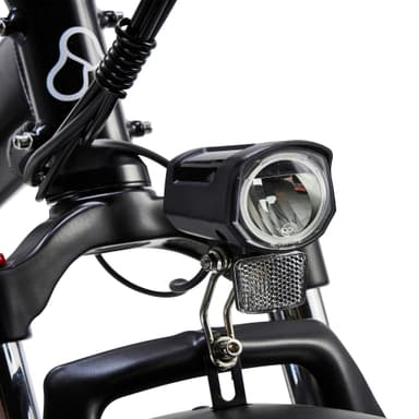 Vester  - Fällbar Fat Tyre Elcykel 48V 14Ah - Onyx Svart