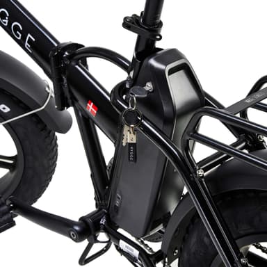 Vester  - Fällbar Fat Tyre Elcykel 48V 14Ah - Onyx Svart