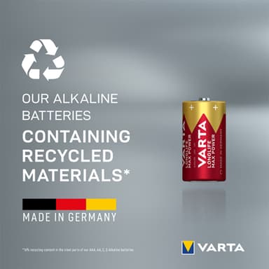 Varta Longlife Max Power C batterier (2-pack)