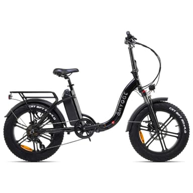 Vester Step  - Fällbar Fat Tyre Elcykel 48V 14Ah - Onyx Svart