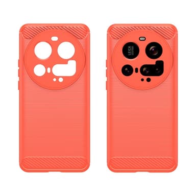SKALO Xiaomi 15 Ultra 5G Armor Carbon Skal - Röd