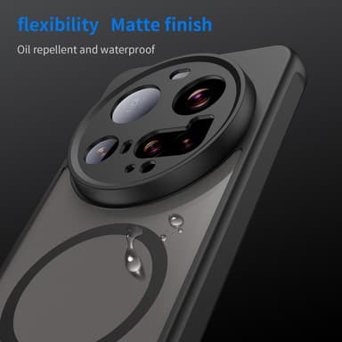 SKALO Xiaomi 15 Ultra 5G Matt Hybrid Skal - Svart