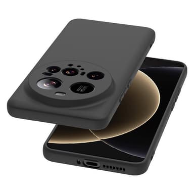 SKALO Xiaomi 15 Ultra 5G Mattsvart Ultratunn TPU Skal - Svart
