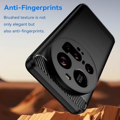 SKALO Xiaomi 15 Ultra 5G Armor Carbon Skal - Svart