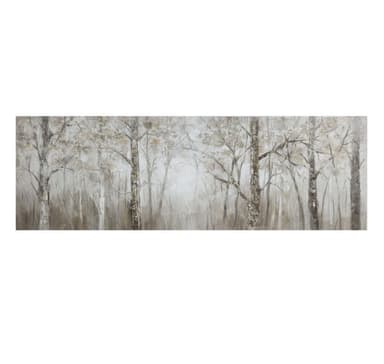 Oljemålning 50x150cm, skog