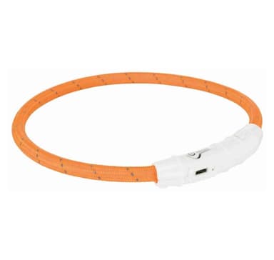 Säkerhetskrage Blixtljusring USB ML 45cm/7mm orange