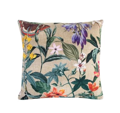 Kudde AMAZONIA 45x45cm, beige blommig