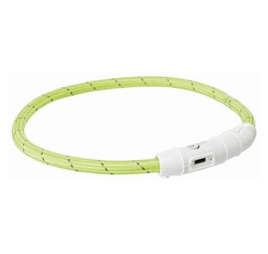 Säkerhetskrage blixtljusring USB XS-S 35cm grön