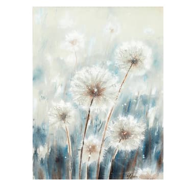 Oljemålning 60x80cm, flygande maskrosor