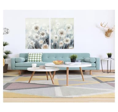 Oljemålning 60x80cm, flygande maskrosor