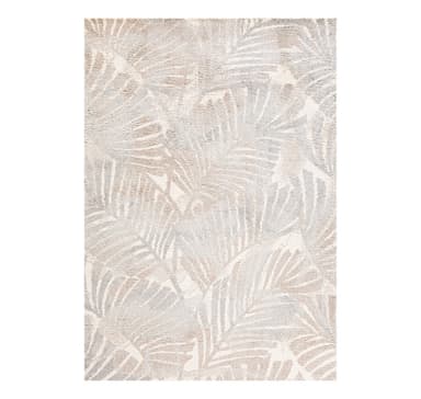 Matta TOULOUSE-1, 133x190cm, beige/grå blad