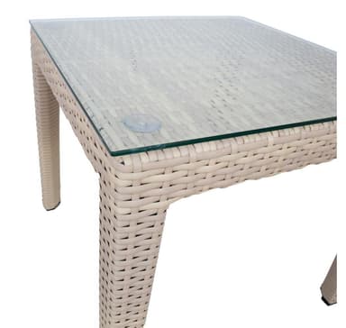 Sidobord WIKER 50x50xH45cm, beige