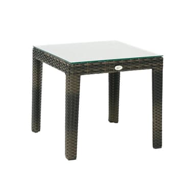 Sidobord WIKER 50x50xH45cm, mörkbrunt