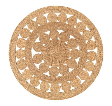 Matta SELITA D100cm, naturlig med sammanvävning