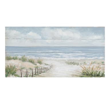 Oljemålning 70x140cm, väg till stranden