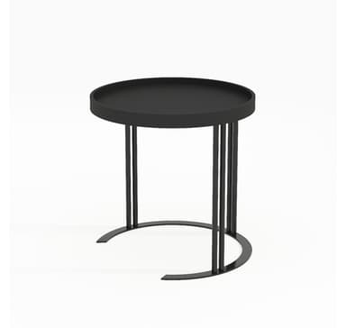 Sidobord KEIRA D50xH50cm, svart