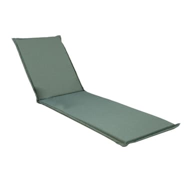 Dyna till stol SUMMER 55x190x5 cm, grön