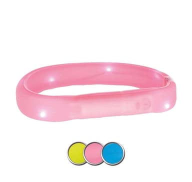 Säkerhetskrage Blixtljusband USB ML 50cm/18mm grön