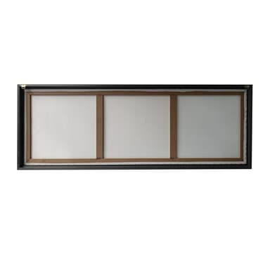 Väggkonst WALLY 50x140cm, rusar vid sjön